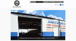 Desktop Screenshot of juarezautomotriz.com