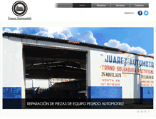 Tablet Screenshot of juarezautomotriz.com